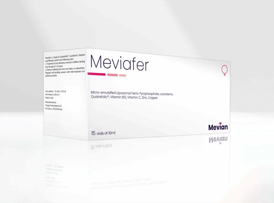 Meviafer packaging