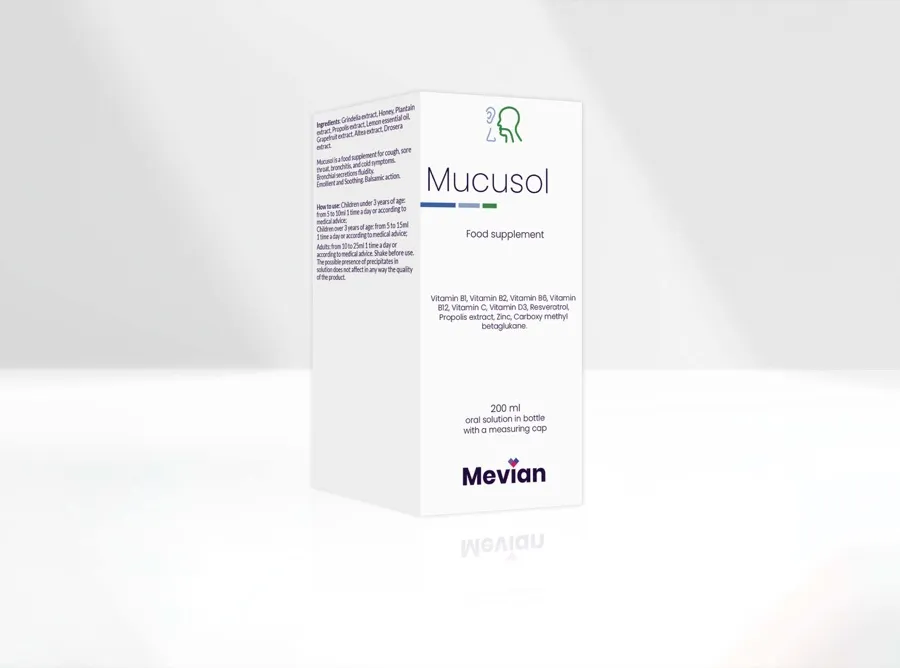 Mucusol packaging